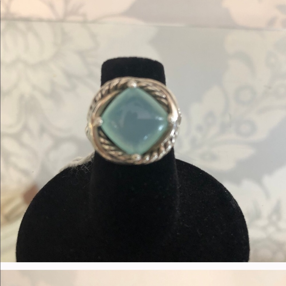 David Yurman Blue Moonstone Ring